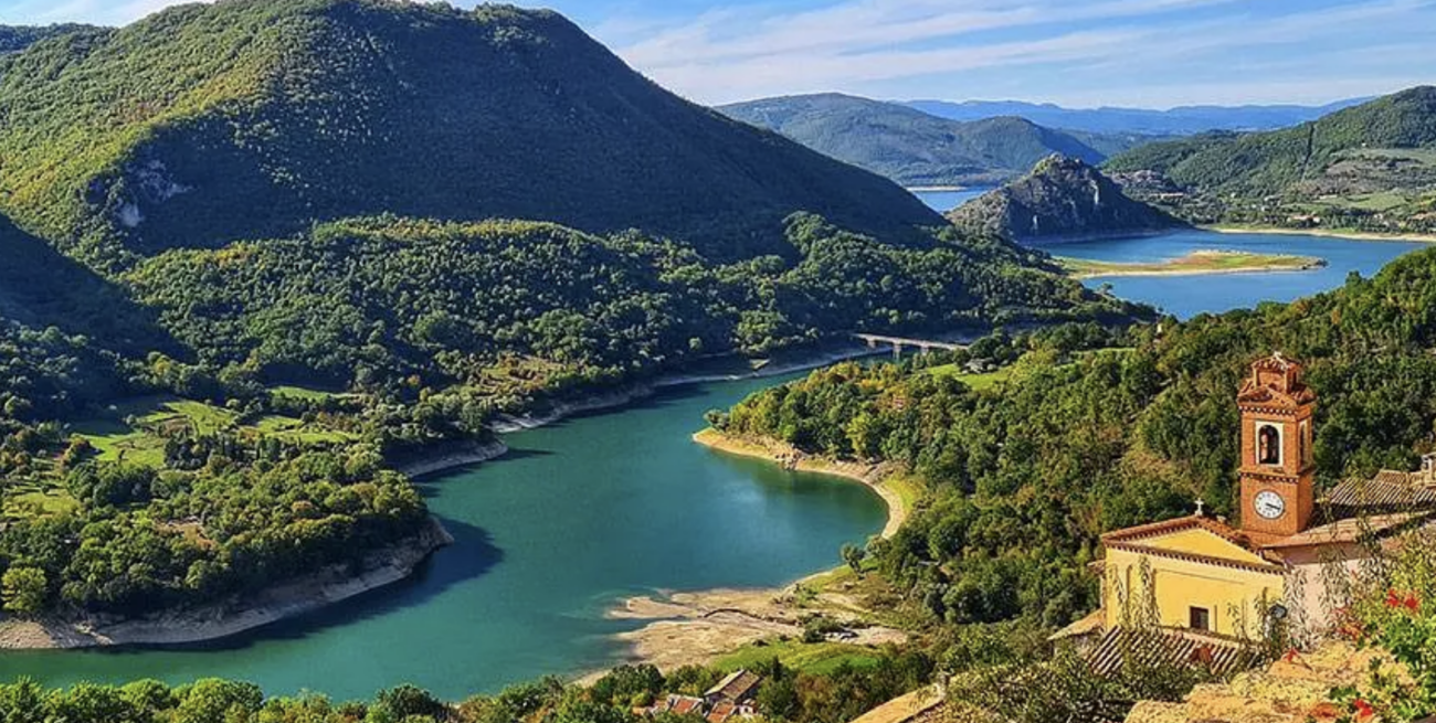 Cammino breve del Lago Turano - Tappa 1: Castel di Tora - Ascrea - Paganico S. - Collalto S.